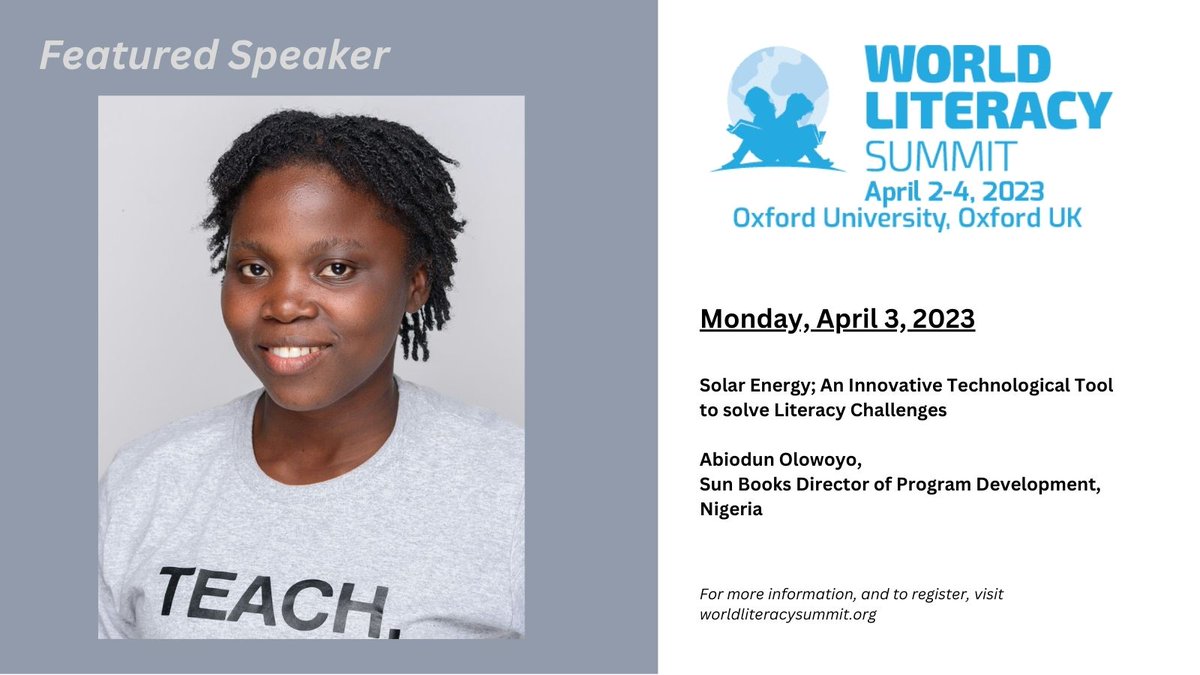 World Literacy Summit tweet media