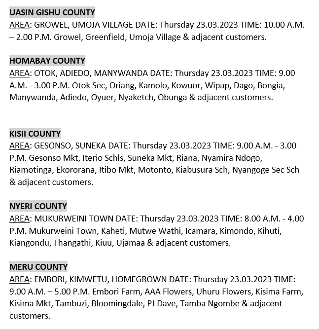 Kenya Power tweet media