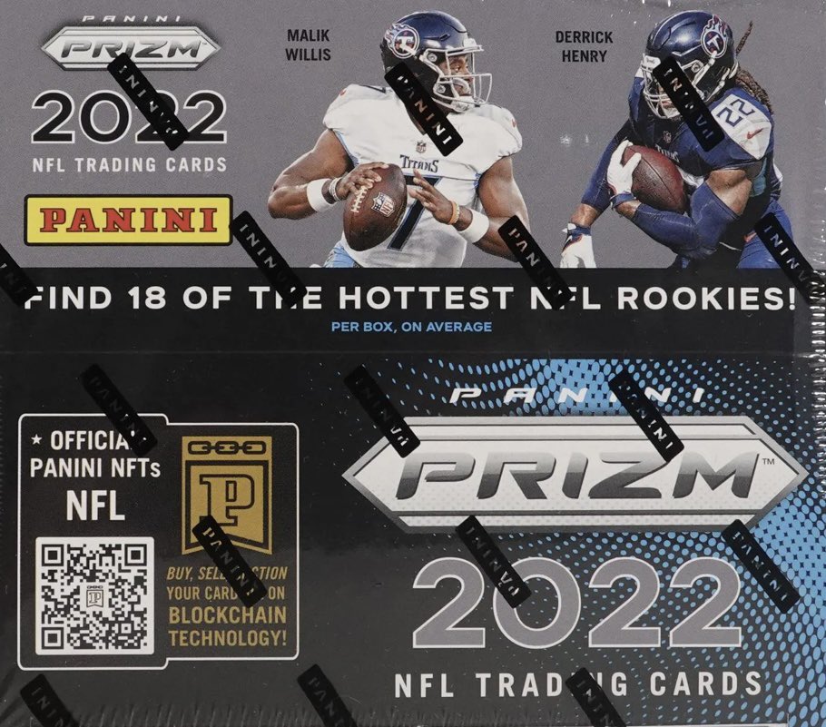 BoxEaston's tweet image. 🚨New🏈🚨

Posted! Breaks Friday/release day but get in now!

👀22 Prizm🚀 Giveaway via🐥

2018-2022 Multi year
5 years of product - Only $33

(1) 22 Prizm No Huddle
(1) 21 Optic Hanger
(1) 21 Prizm👆🏻
(1) 20 Prizm👆🏻
(1) 19 Prizm🚀
(1) 18 Prizm🚀

Only $33
eastonsboxbreaks.com/product/footba…