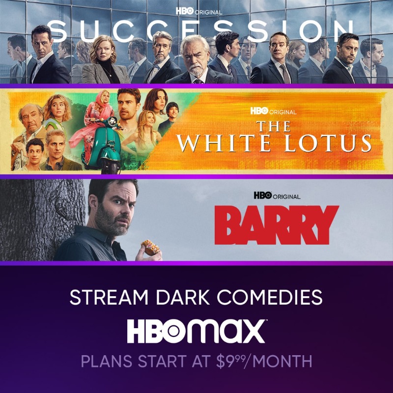 streamonmax's tweet photo. Laughter is the best medicine — especially for a sick sense of humor. Sign up for dark comedies on HBO Max.