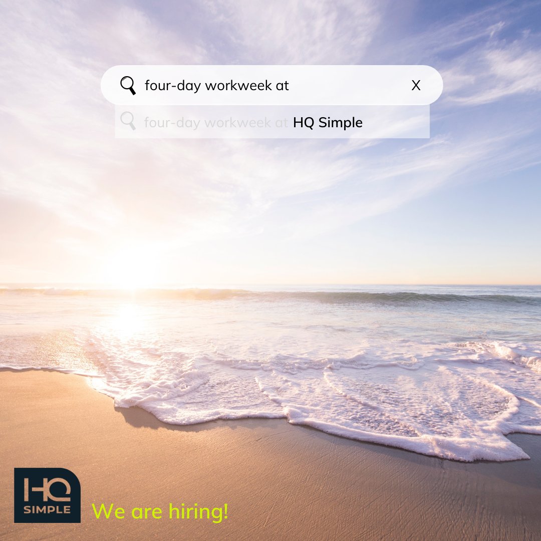 BenjaminJack's tweet photo. Hiring for @HQSimpleHR.  Who's in for a #fourdayweek?

List of opportunities 👉 https://t.co/GIiye7UYyz

#startups #WednesdayMotivation #business #startup #WorkLifeBalance https://t.co/eiTK8LU1er