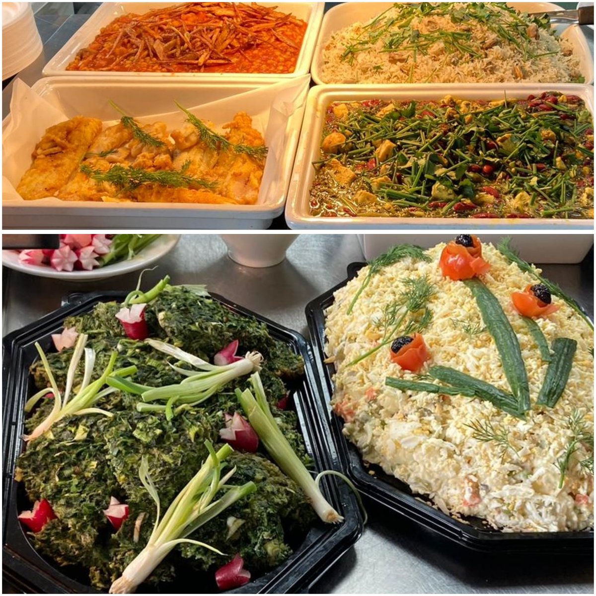 Huge thanks to our chef Nat and all the cafe team <a href="/EnfieldCentre/">ESOL #FE</a> <a href="/leedscitycoll/">Leeds City College</a> for the delicious meal today to celebrate #Nowruz 😋