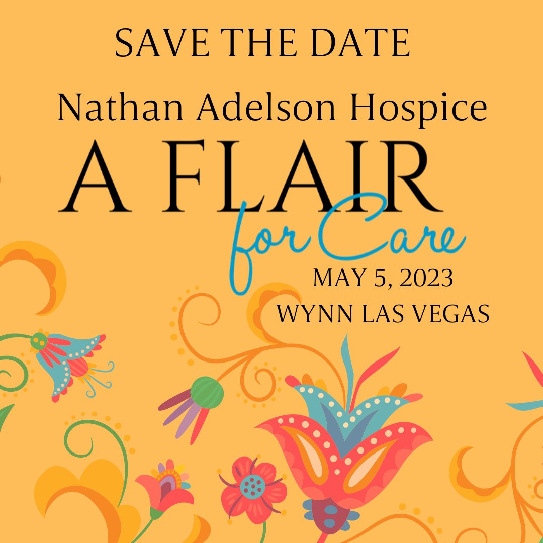 NAHLasVegas's tweet photo. SAVE THE DATE | May 5th is our Annual Flair for Care Fashion Show! Who’s excited?
#LasVegasHospice #NathanAdelsonHospice
#NAH #NathanAdelson #Hospice https://t.co/R1mS8eI4Sp