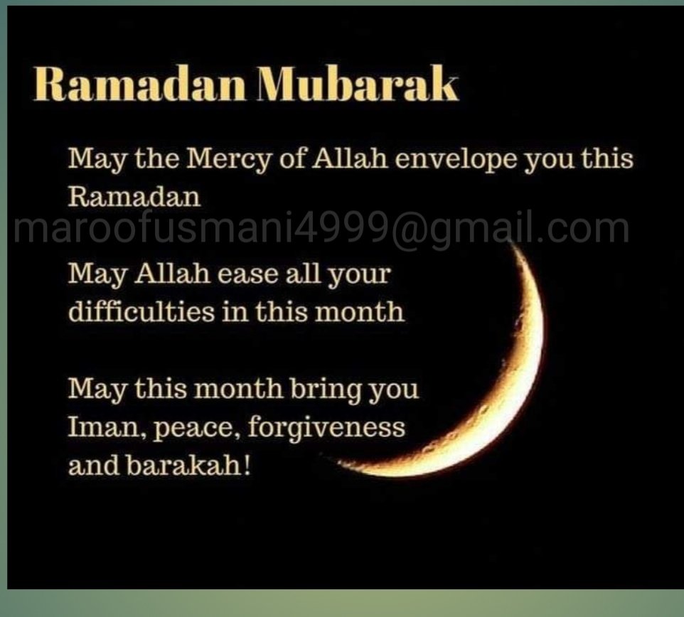 May Allah listens to all of your prayers and grant you forgiveness. 
May this year's Ramadan become a good memory for you..
       💞 RAMADAN MUBARAK 💞
