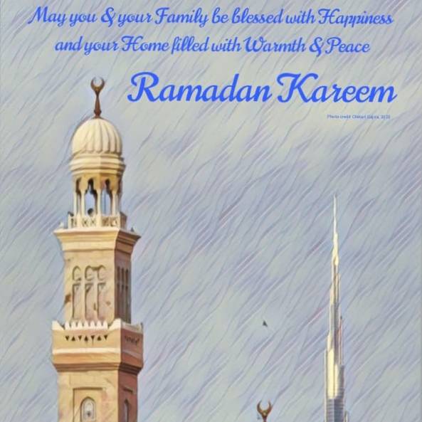 ChetanGajria's tweet photo. To all my network out there, may this holy month bring you and your family Peace, Warmth and Happiness.

Photo of the minaret of Al Manara Mosque with the Burj Khalifa in the background. March 2023, Dubai. https://t.co/43kZumeHFs