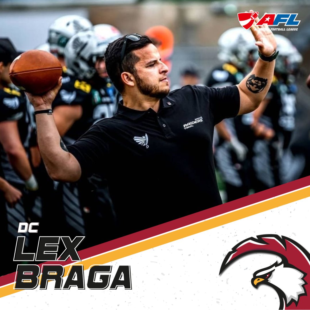 #TelfsPatriots with new defensive coordinator - <a href="/lex_braga/">Lex Braga</a> 💪🏈