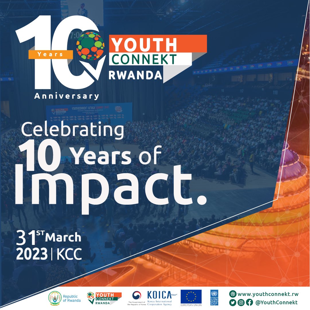 It's been a whole decade empowering Rwandan youth through #YouthConnekt programs! 
The journey has been full of opportunities, resilience, and momentous milestones worth celebrating. Join us in celebrating #10YearsOfImpact of YouthConnekt program in Rwanda.@youthandcalturerwa