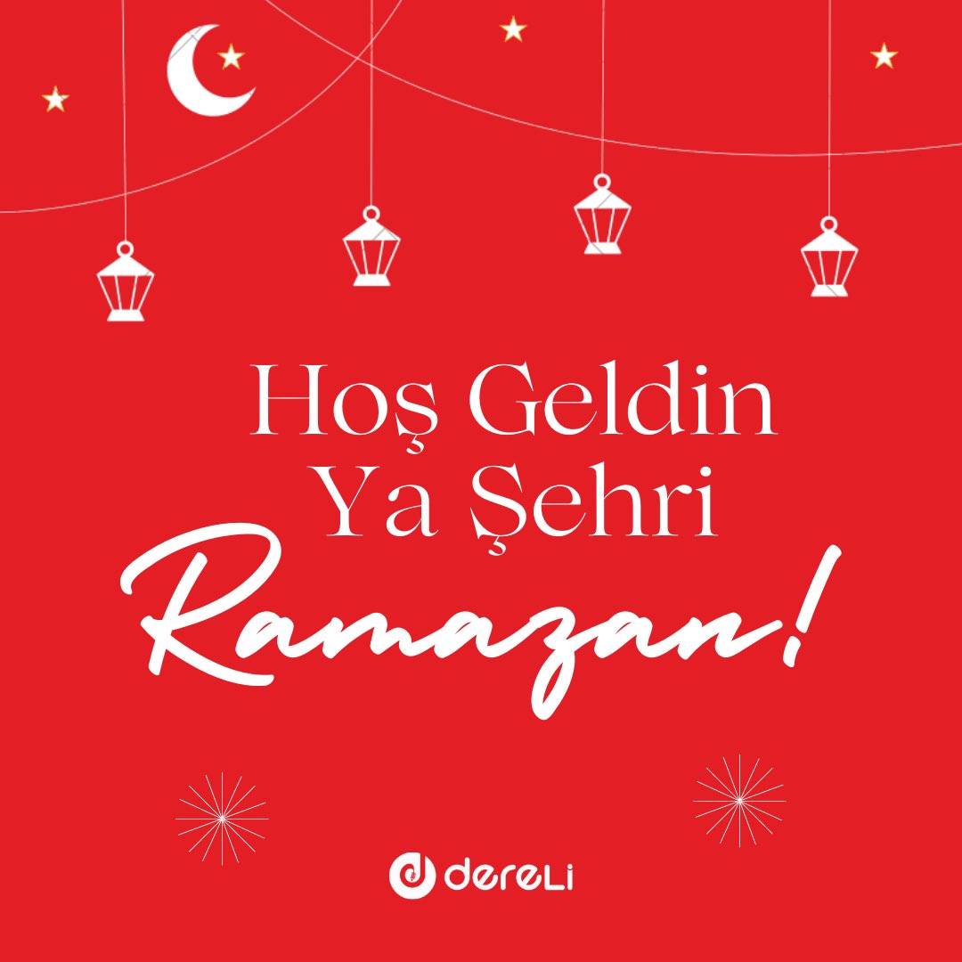 derelitarimm's tweet photo. Hoşgeldin Ya Şehr-i Ramazan 🌙

Ramazan ayının tüm insanlığa sağlık, huzur, barış ve bereket getirmesini dileriz. Hayırlı Ramazanlar…

#ramazan #hayırlıramazanlar #hoşgeldinyaşehriramazan https://t.co/cvB0I8ErCv