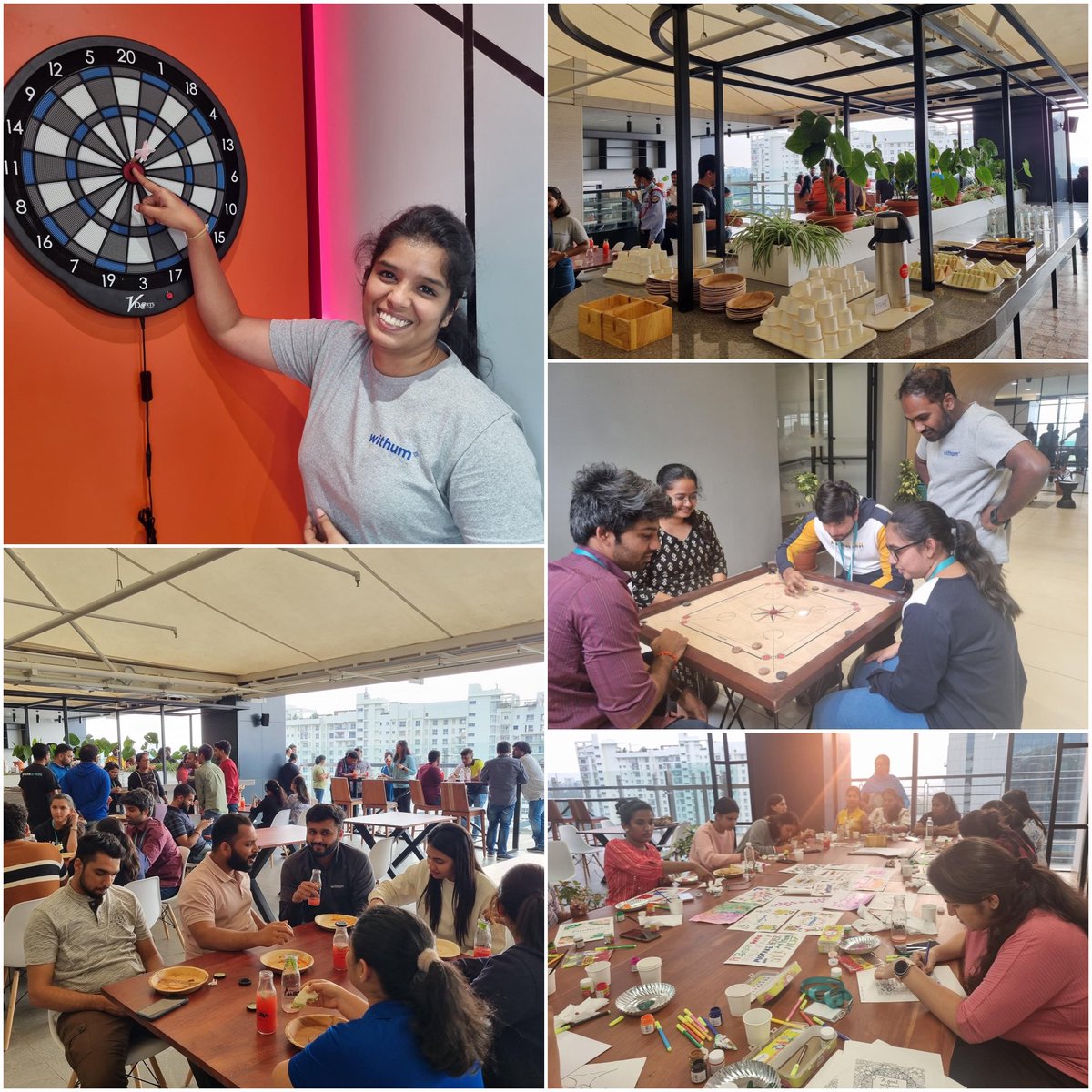 WithumCPA's tweet photo. Last week, Withum's Bengaluru office hosted their "mid season madness" stress relief event at Kalyani Magnum InfoTech Park! We are happy our team members could enjoy a day away from the office as they prepare for the next deadline! #WithumWay https://t.co/kClLFmfkhY