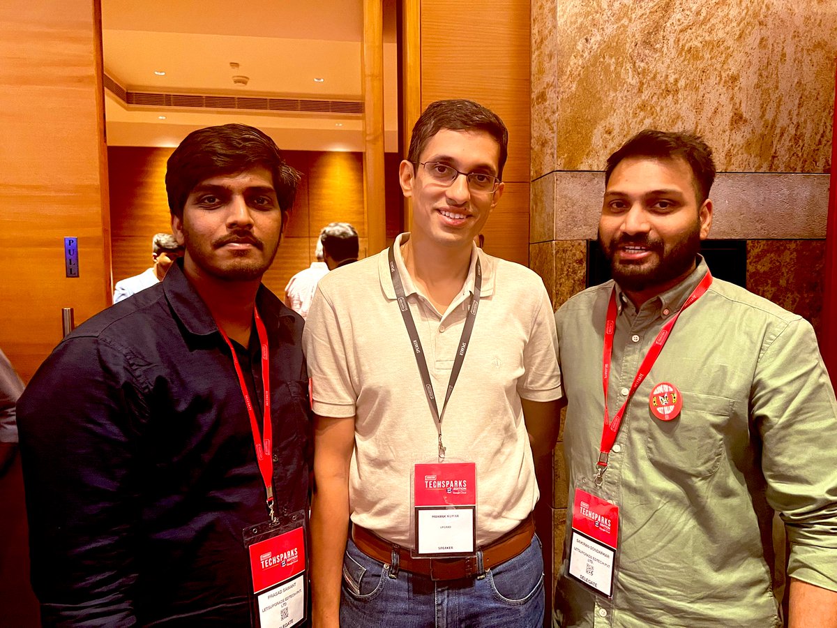 Met <a href="/mayank_kmr/">Mayank</a> sir co-founder <a href="/upGrad_edu/">upGrad</a> 

Such an humble person 🔥