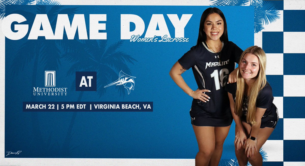 marlinsathletic's tweet photo. The @marlins_wlax team will be hosting a non-conference match-up against Methodist University starting at 5 PM EDT. Follow the game along at the links below! โจโจ
๐ฅ https://t.co/YImGhwzQ4x
๐ https://t.co/1DVEqtCksN
#BeatMU // #WeTheBeach // #MarlinNation https://t.co/z3Fxq40Ah4