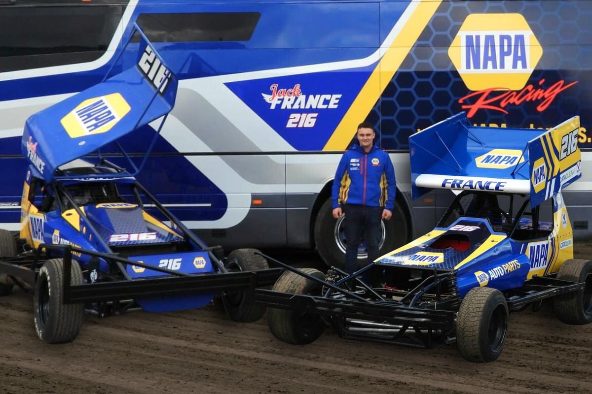 🔵🟡 Guess who's back 😉

Jack France returns to race with NAPA Racing UK for the 2023 <a href="/BSCDAF1/">BSCDA - BriSCA F1</a> season, competing in not one, but TWO purpose-built machines! 

Send Jack your support by dropping a 💙 in the comments👇
  
🗞 bit.ly/3lvYuJM

#NapaRacingUK #BriSCA