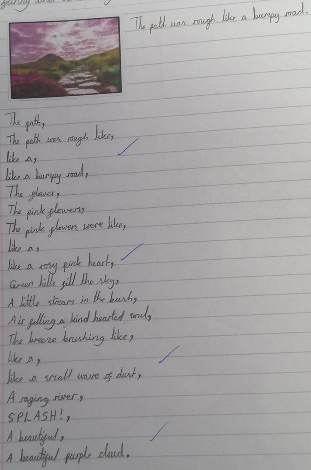 In writing, we have been using poetry to describe a setting in the style of Malorie Blackman. Some amazing poems! <a href="/High_Hazels_Ac/">High Hazels Academy</a>