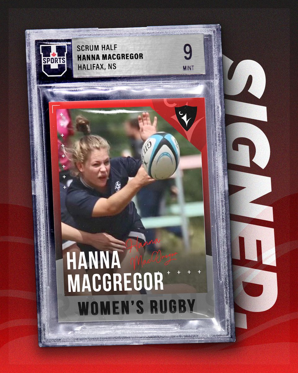 The Carleton Ravens women's rugby team is proud to announce the signing of Rugby Nova Scotia scrum half Hanna MacGregor.

MacGregor is a 2022 School Sport Nova Scotia Division 1 champion with King's-Edgehill School.