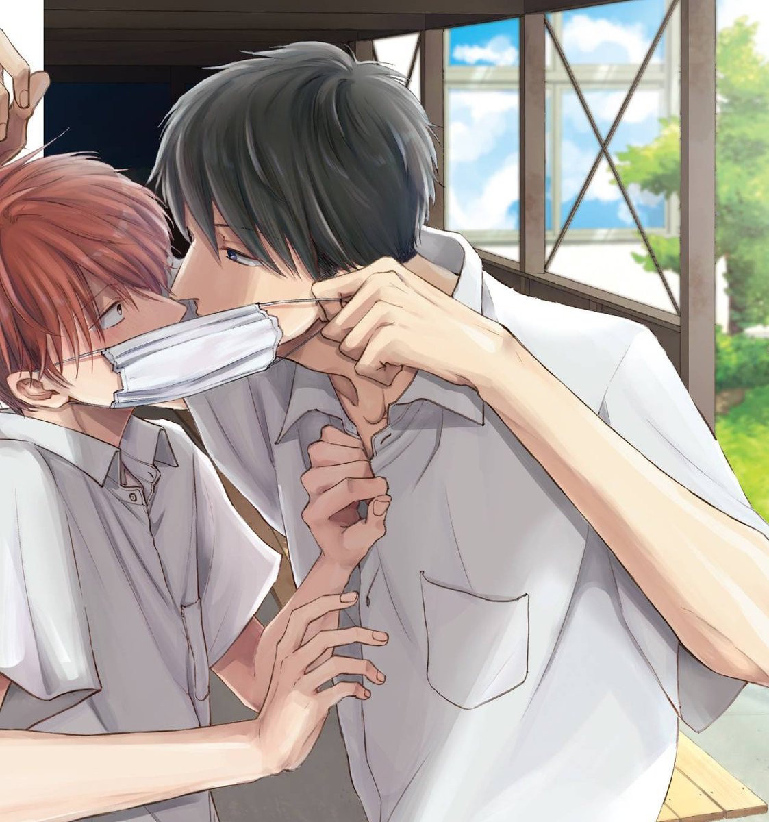 mikisxn's tweet photo. WAKE UP GAYS MASK DANSHI ANIMATED 

#マスク男子は恋したくないのに https://t.co/32DYuO5rtk