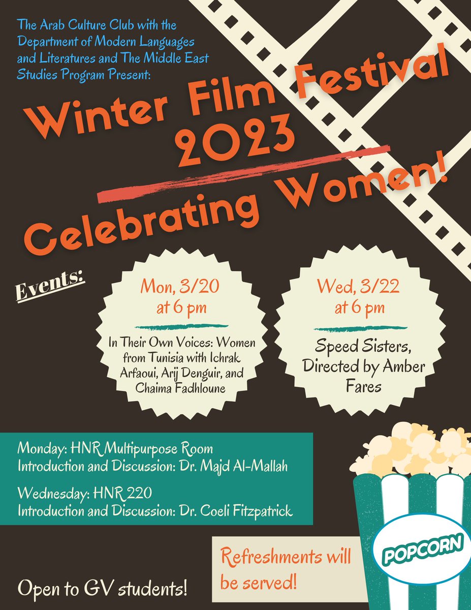 This evening, GVSU celebrates languages with our annual Winter Film Festival!

The film begins at 6 pm in the Honors Building, Room 220.

We hope to see you there!