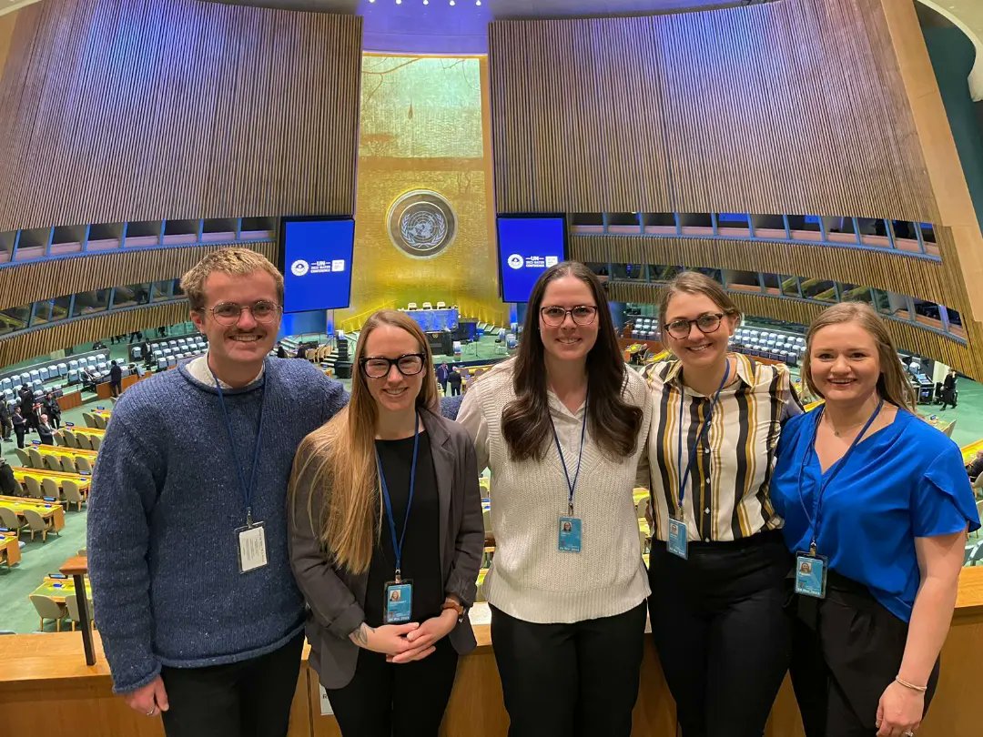 The North American Youth Parliament for Water is spending #WorldWaterDay at United Nations HQ! <a href="/na_ypw/">North American YPW</a> <a href="/UN_Water/">UN-Water</a>

#WaterAction #WaterGeneration #WaterDecade #WaterAgenda #SDG6 #un2023waterconference