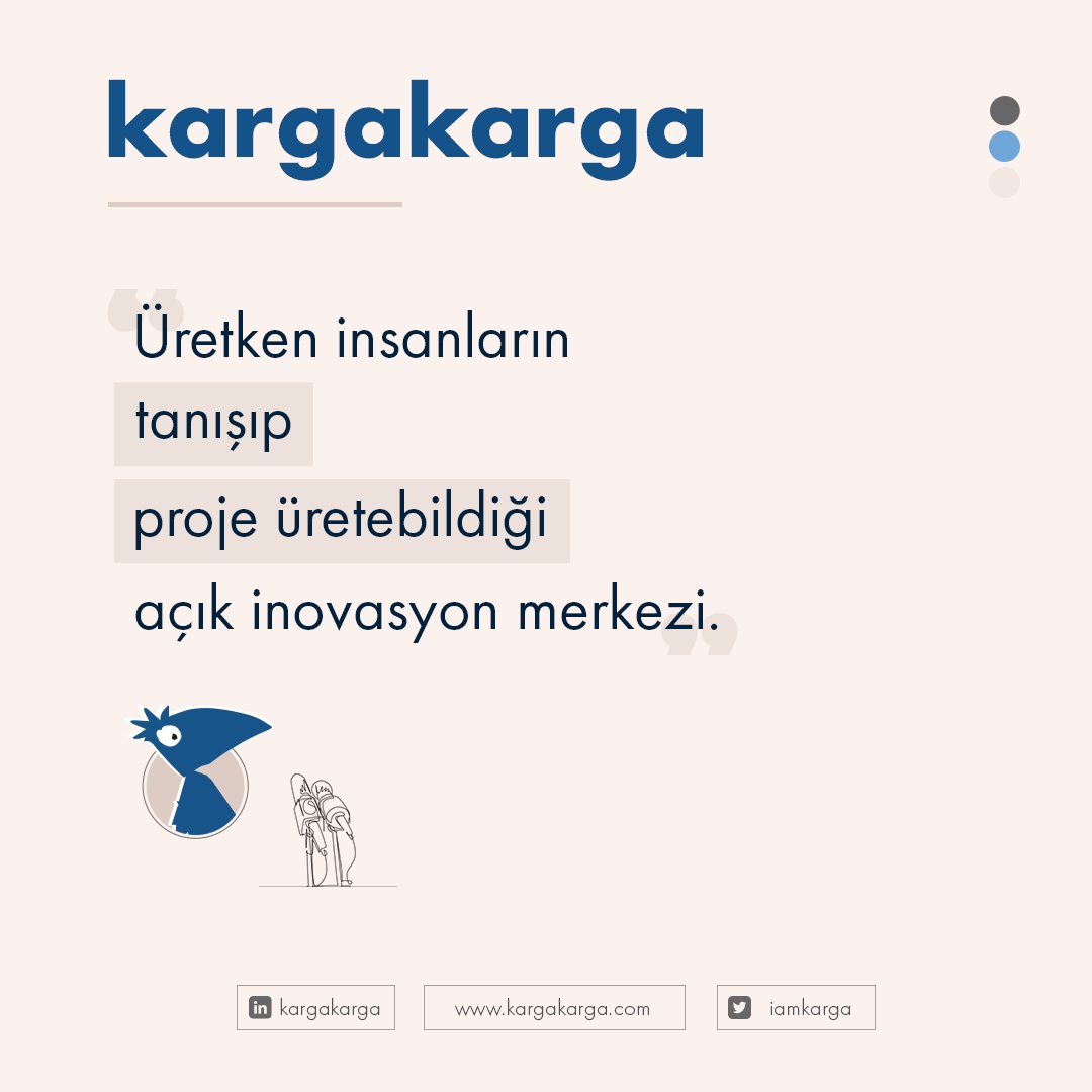 Karga Karga'yi hala keşfetmediniz mi 😳 
 
kargakarga.com'a gelerek birlikte verimli çalışabileceğin kişilerle tanışıp, takımlaşıp proje üretebilirsin ⭐️ 
 
Nasıl mı?  
 
Öğrenmek için bizi takipte kal 👀