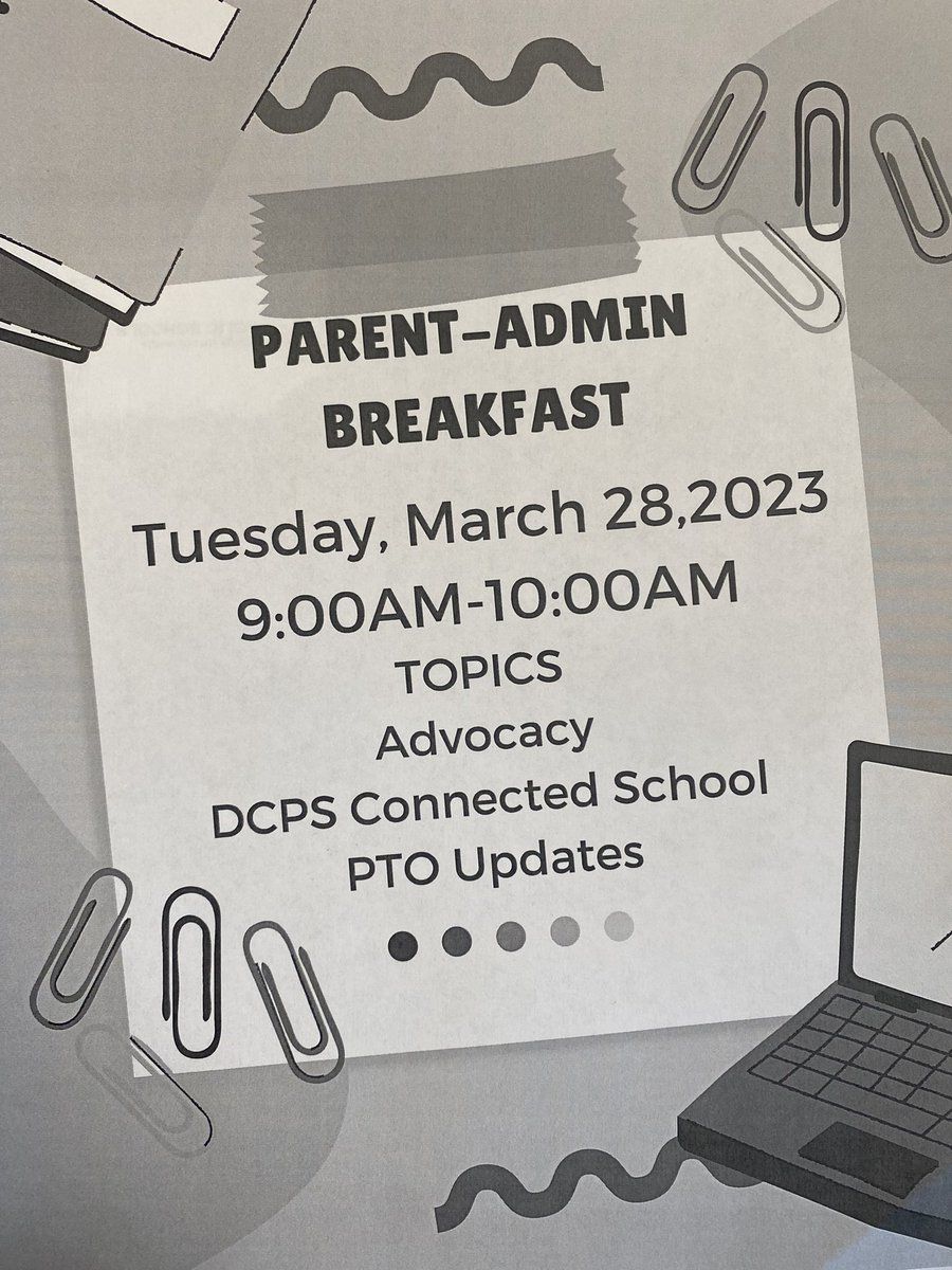 Hendley parents, come join us for our next parent breakfast on 3/28.  We will be discussing the importance of advocacy, us becoming a DCPS connected school and some exciting PTO updates!  We hope to see you there! <a href="/TaciShaw/">AP Shaw</a> <a href="/PrincipalDLucas/">Demetrius Lucas</a> <a href="/k_williams0/">Kwill</a> #ward8school #hornets