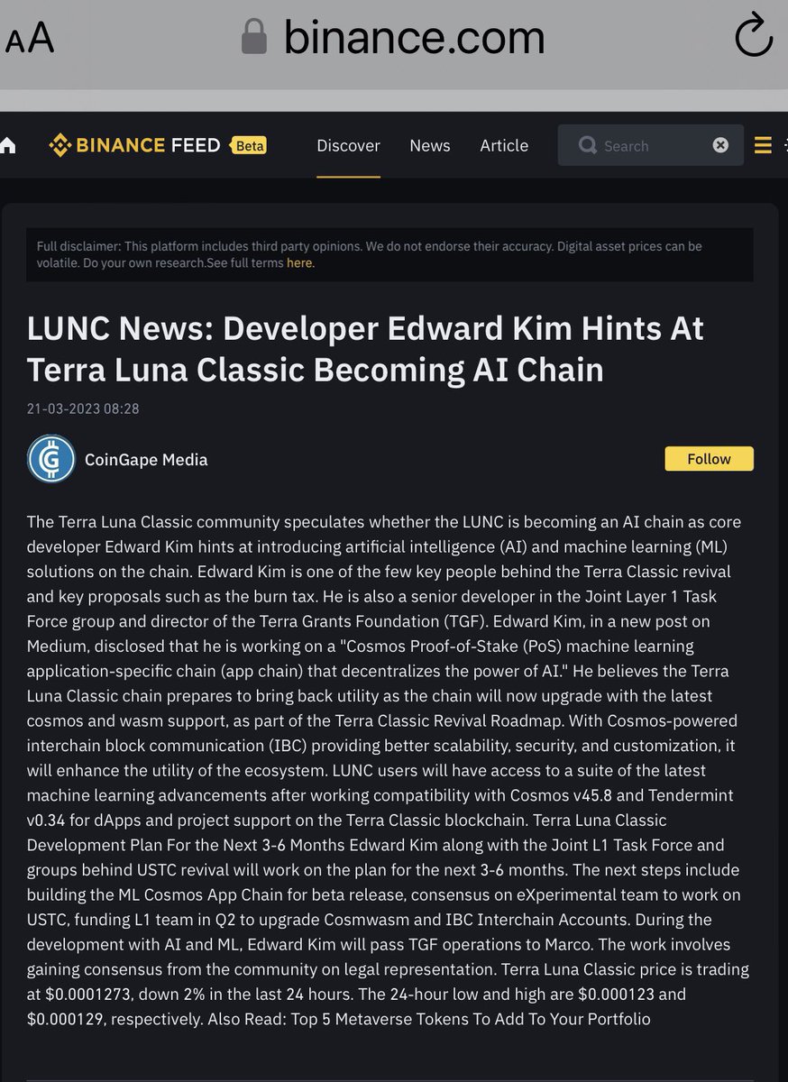 Chot4a's tweet photo. #LUNC News 🔥🔥🔥🔥

 $LUNC #ustc #btc #Binance #bnb #LuncArmy #LuncBurn #LUNCCcommunity https://t.co/i7vT5ws4ui