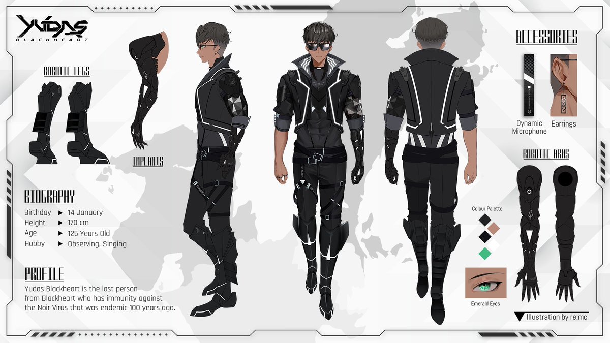 yudasblackheart's tweet photo. I'am the singer of the dead city.
I will make Blackheart City live again! ๐ค
๐https://t.co/vAH4I1fnDw
General โ #YudasBlackheart
Art โ #Yudaesthethic
Virtual Rythm โ #VirtualRythm
#BlackMarch #VtuberID #VtuberEN #Vsinger #VtuberUprsing https://t.co/TVZpgasXBd