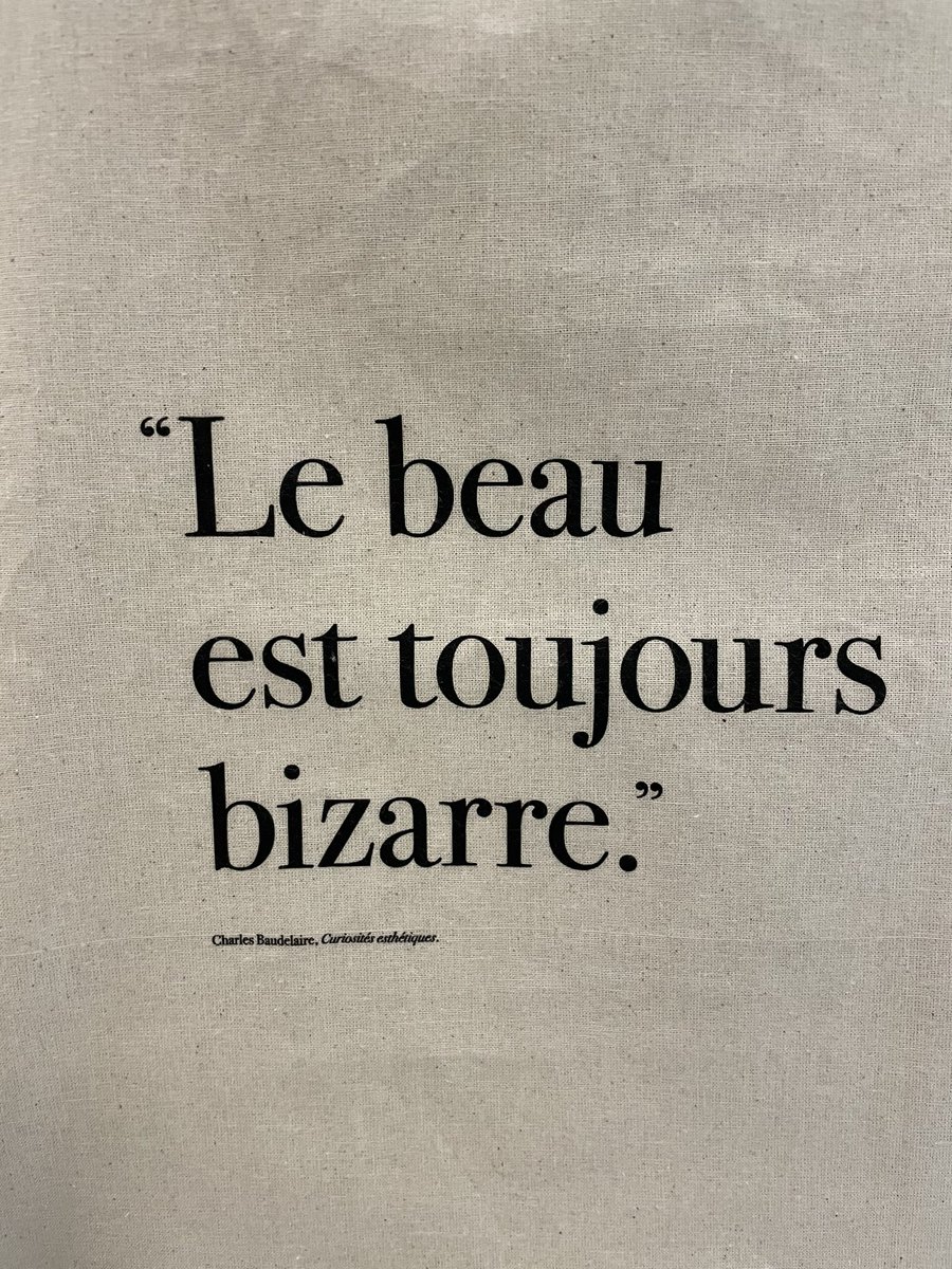The beautiful is always bizarre - Boudelaire