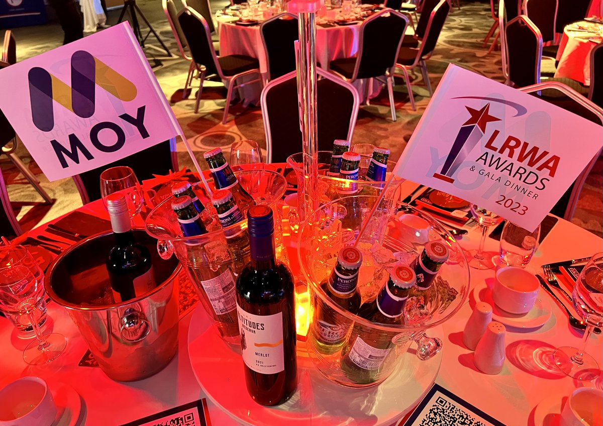 🍺 All beer gratefully received!  A HUGE thanks to <a href="/MoyMaterialsLtd/">Moy Materials</a> for the bottles on the table…..let’s get this party started! 😀
#LRWAawards2023 #thankyou #sponsor #beer #roofing #waterproofing