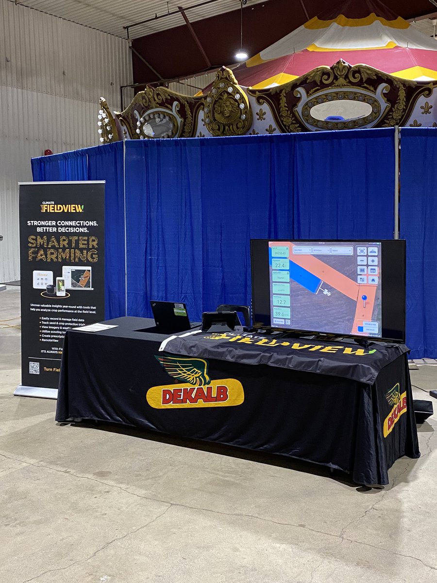 BrettBrooks_Ag's tweet photo. Brandon! If you’re attending the Seeder &amp; Sprayer College today, stop by and talk @FieldViewCanada (Merry-Go-Round Ride Not Included) #SEEDERSPRAYER23 https://t.co/94OBuYJDSY