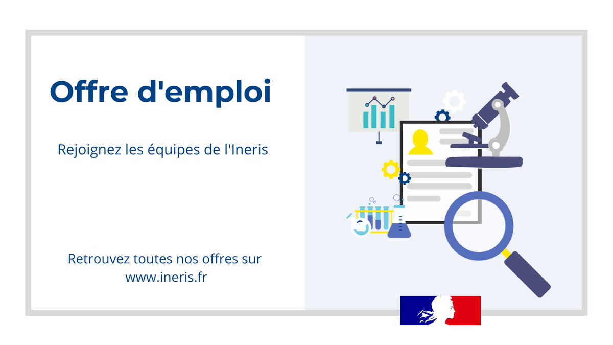 [#emploi] Nous recrutons un(e) alternant(e) en datascience pour participer à la mise en œuvre de techniques d'intelligence artificielle dans le domaine de la caractérisation des substances chimiques et des phénomènes physiques (incendie, explosion...)
👉 ineris.fr/sites/ineris.f…