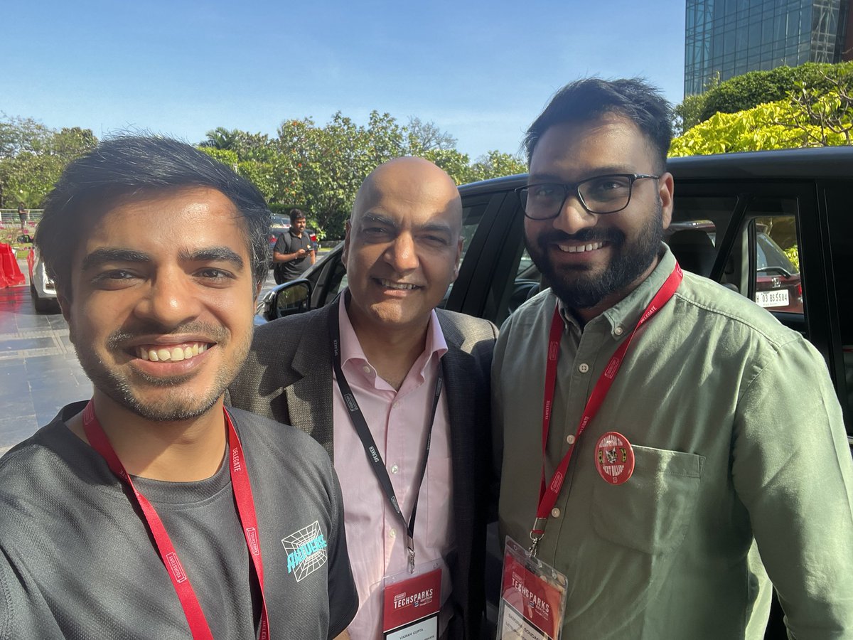 Just had the pleasure of meeting Vikram Gupta, <a href="/vikramgupta70/">Vikram Gupta</a> managing partner at IvyCap Venture Capital! Inspiring conversation on the future of tech and entrepreneurship. 

#venturecapital #innovation #TechSparksMumbai <a href="/YourStoryCo/">YourStory</a>