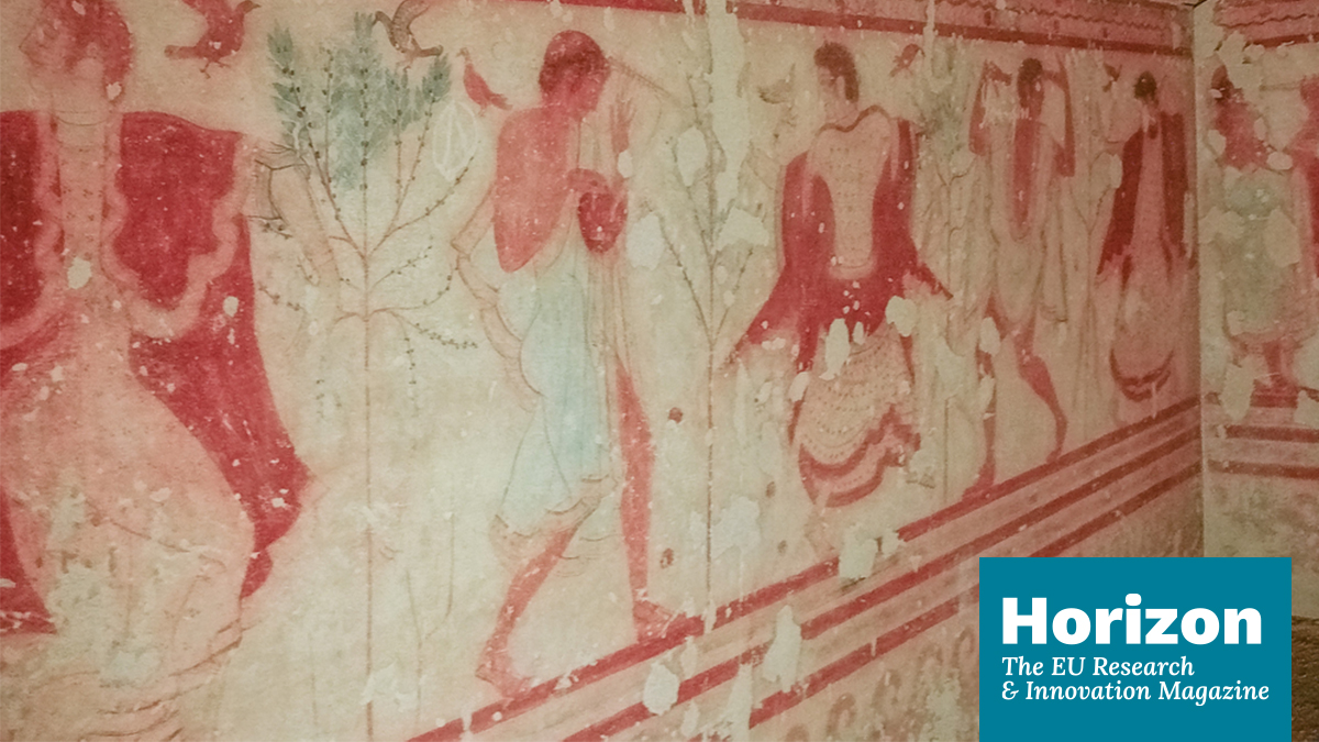 Games &amp; dances played an important role in the lives of classical civilizations. Archaeologists are studying depictions of these recreational activities on ancient artefacts to learn more about social dynamics &amp; culture of the time. Read on ➡️ bit.ly/3JZ0DXS

#HorizonEU