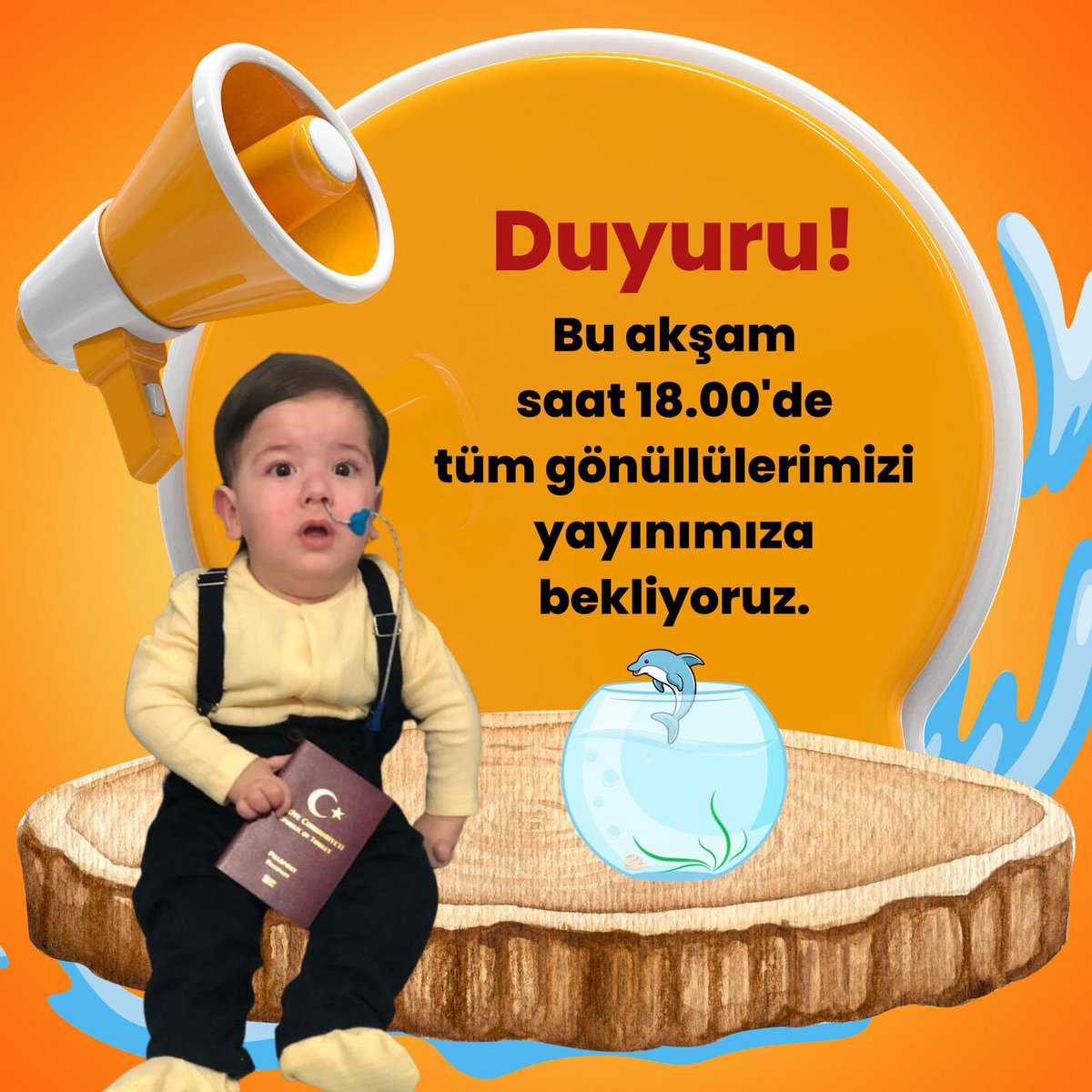 sma_yunusemre's tweet photo. Bu Akşam saat 18.00 de bütün gönlü güzel gönüllülerimizi instagram yayınına bekliyoruz @yunusemreyenefesol 🤲🌸🐬 https://t.co/Cb6q2oEVbj