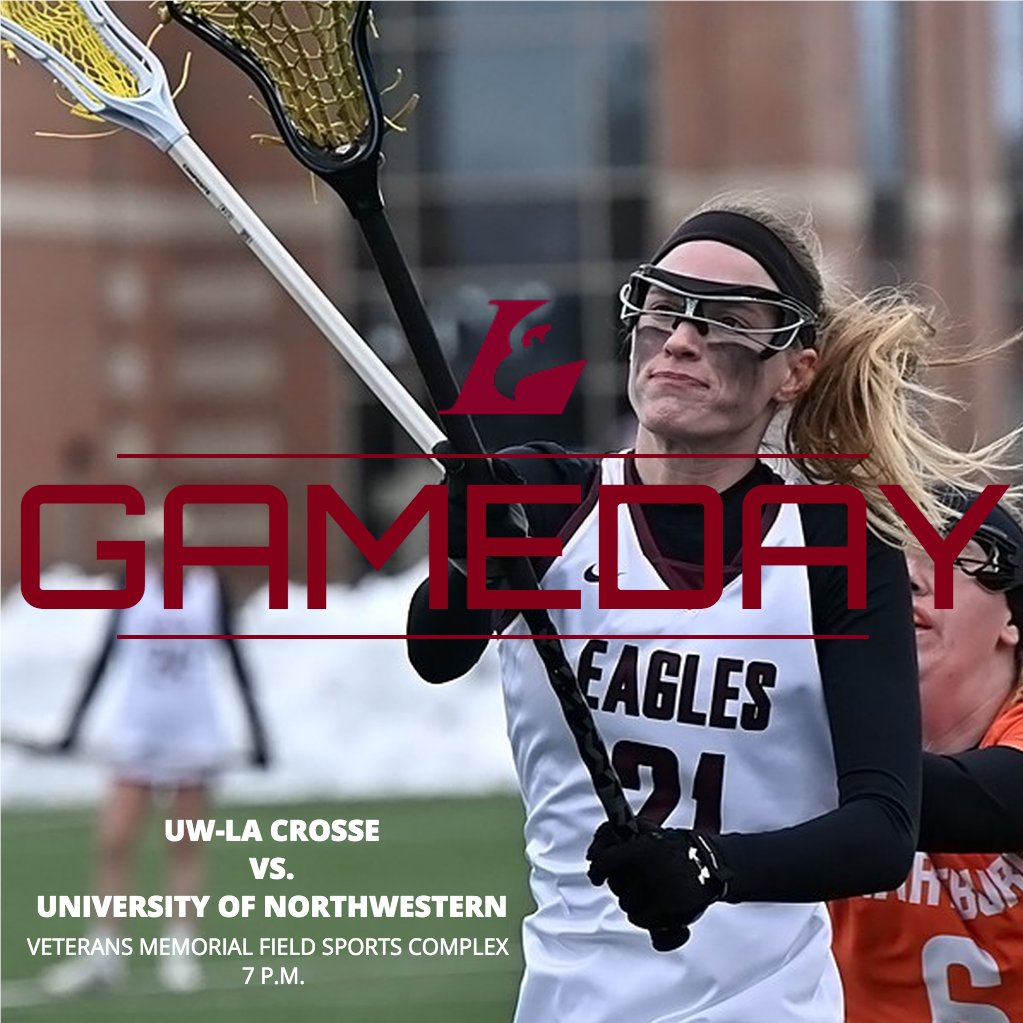 UWLAthletics's tweet photo. GameDay! @UWLEaglesLax returns home tonight hosting the University of Northwestern (Minn.). Start time is 7 p.m. Go Eagles! #SoarUWLEagles https://t.co/7faf81PoYq