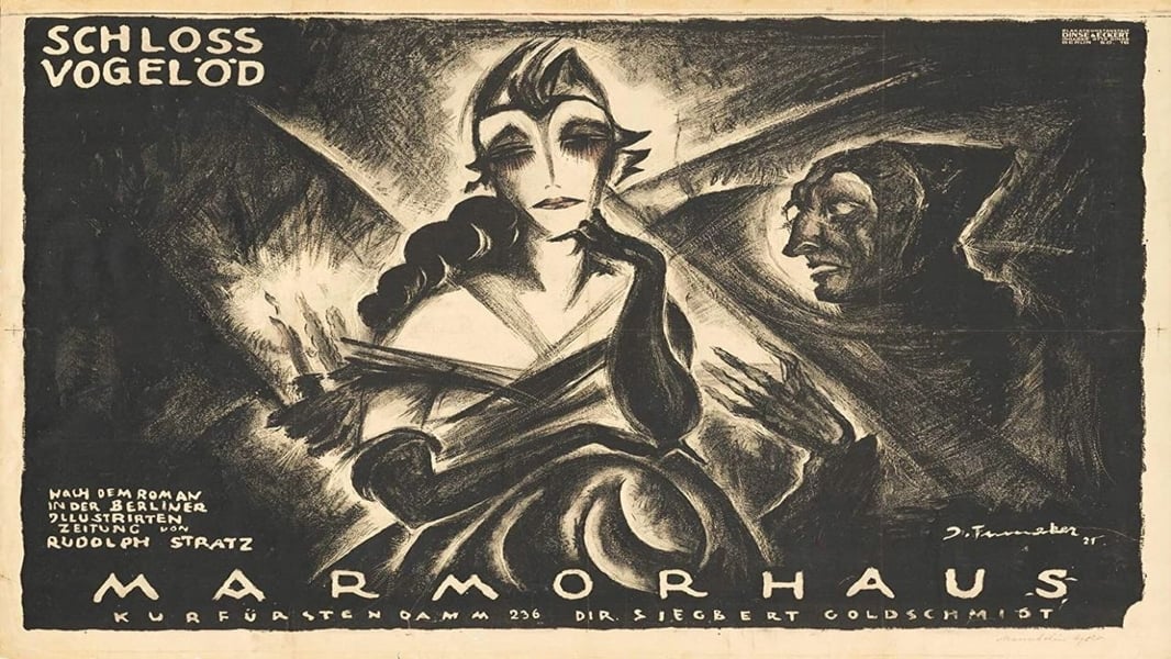 kylepennekamp's tweet photo. FW Murnau's THE HAUNTED CASTLE from 1921 creates a super-weird tone of suspense. Plus, check this poster for it!
#TheHauntedCastle #FWMurnau #horror #silentfilm https://t.co/dyjzJLH7l7