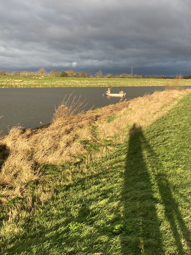 WShanks_SG's tweet photo. #tbt this surreal-looking January day in Peterborough! #surveying #moodyweather #stormgeomatics #goldenhour #surveylife https://t.co/GK9KVMivli