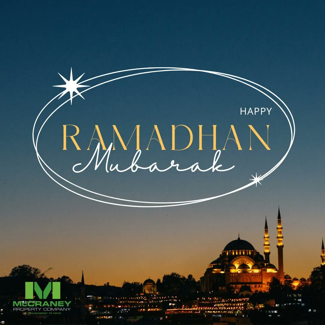 Happy Ramadan from McCraney Property Company!

#happyramadan #ramadan2023