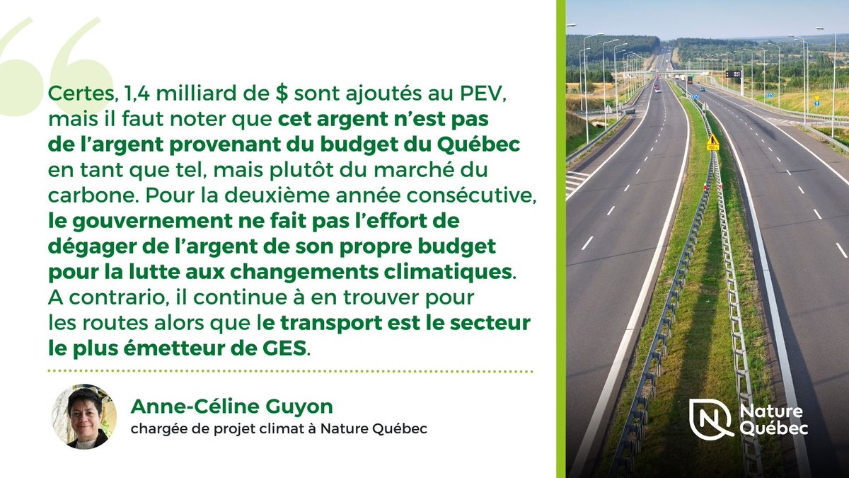 NatureQuebec's tweet image. RÉACTION | Quand arrêterons-nous de financer les problèmes plutôt que les vraies solutions? #BudgetQc2023 #polqc