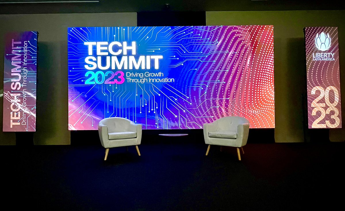 libertylatam's tweet photo. Today we are hosting our first Tech Summit! 

Stay tuned for an inside look at the highlights of the day!

We're “Driving Growth Through Innovation"!

#WeAreLLA
#LLATechSummit
#DrivingGrowth https://t.co/G3A4oKBHhl