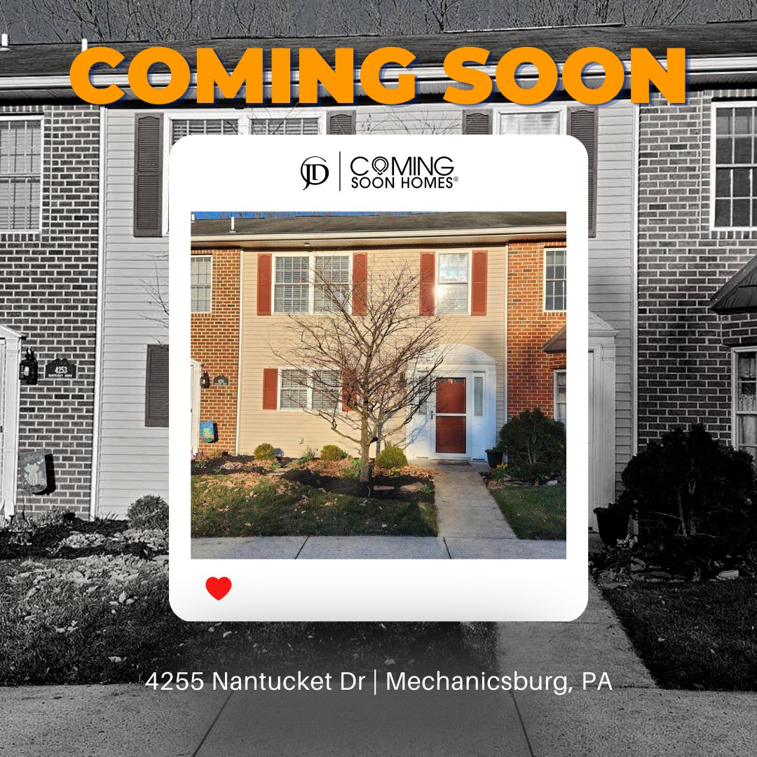 Joy_Daniels's tweet photo. Coming Soon to Mechanicsburg ✨

Great find in Hampden Township; Cumberland Valley School District. Located in Beaumont Square; minutes from Carlisle Pike, 581 and 81.

See more at: https://t.co/plu8rGtZGT
:
::
:::
#Harrisburg #HarrisburgPA #HarrisburgRealEstate https://t.co/GCXYGuwsBz