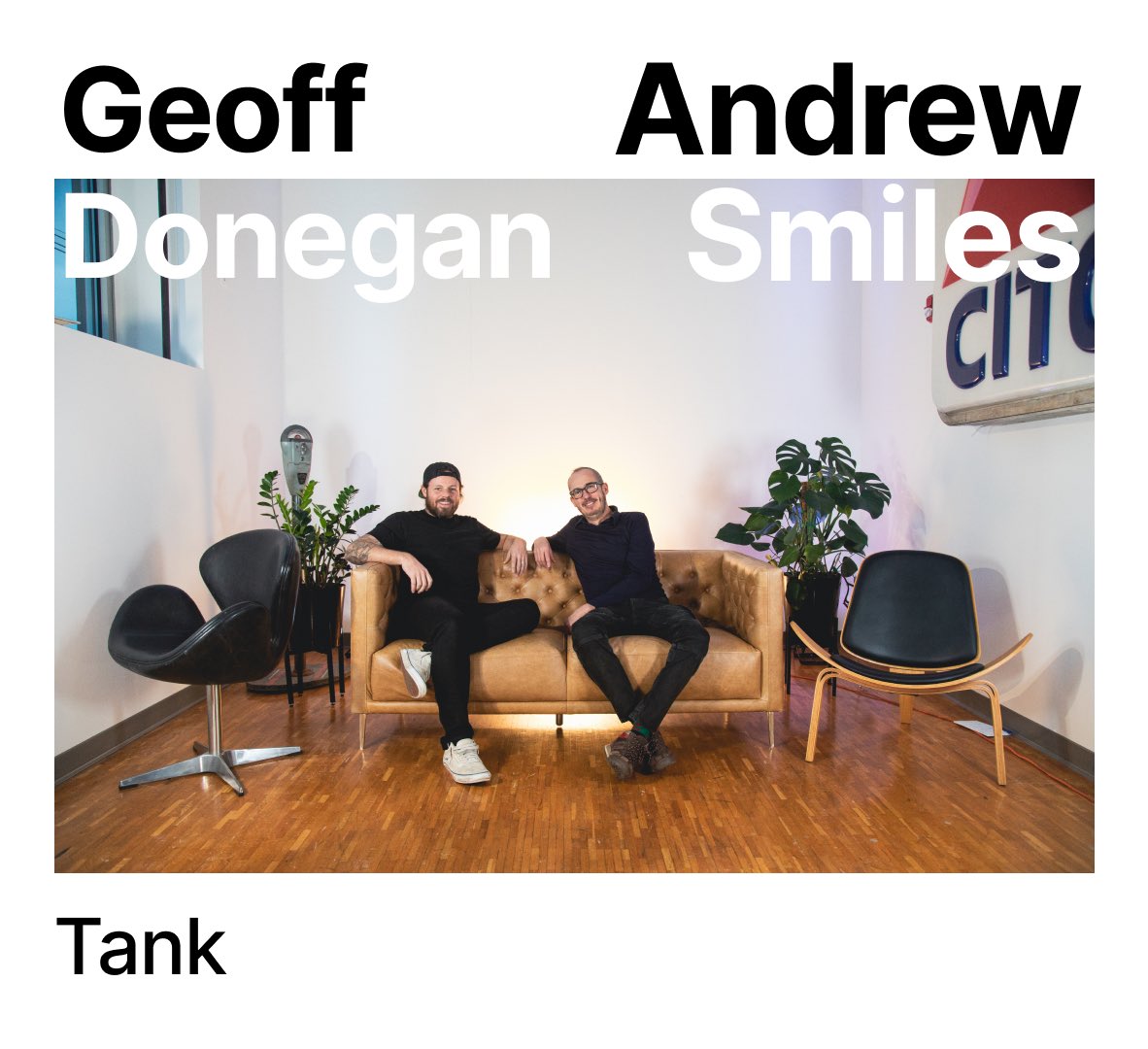 Cool designer bosses wearing all black. How original