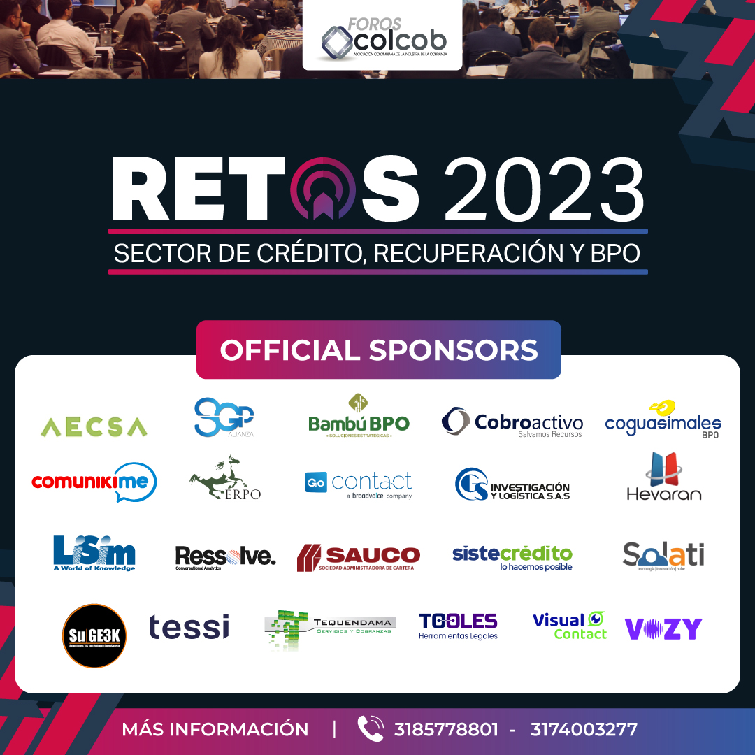 Colcob_Colombia's tweet photo. 📣 #ForoColcob -#Retos2023 tenemos el gusto de presentarles a nuestros #OfficialSponsors en Bogotá 🎯 y agradecerles por hacer parte de esta nueva edición.

¡Los esperamos! ⏳ https://t.co/Fxyu2Q4p7J