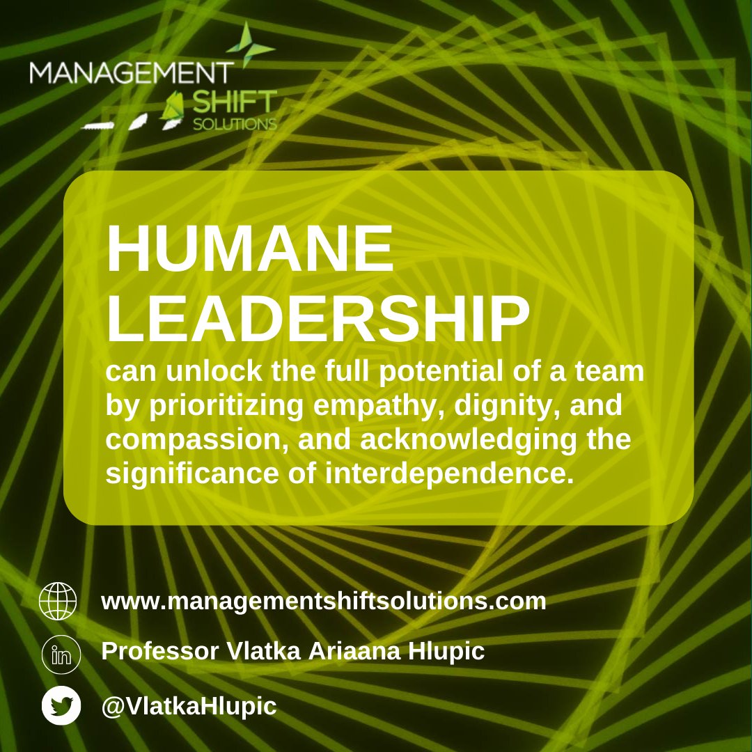 Unleash your team's full potential by leading with empathy, compassion, and dignity!

#humaneleader #leadership #consciousleadership #leaders #coaching #leadbyexample #leadershipdevelopment #success #leadershipcoaching #leadfromthefront #delegateauthority #humaneleadership