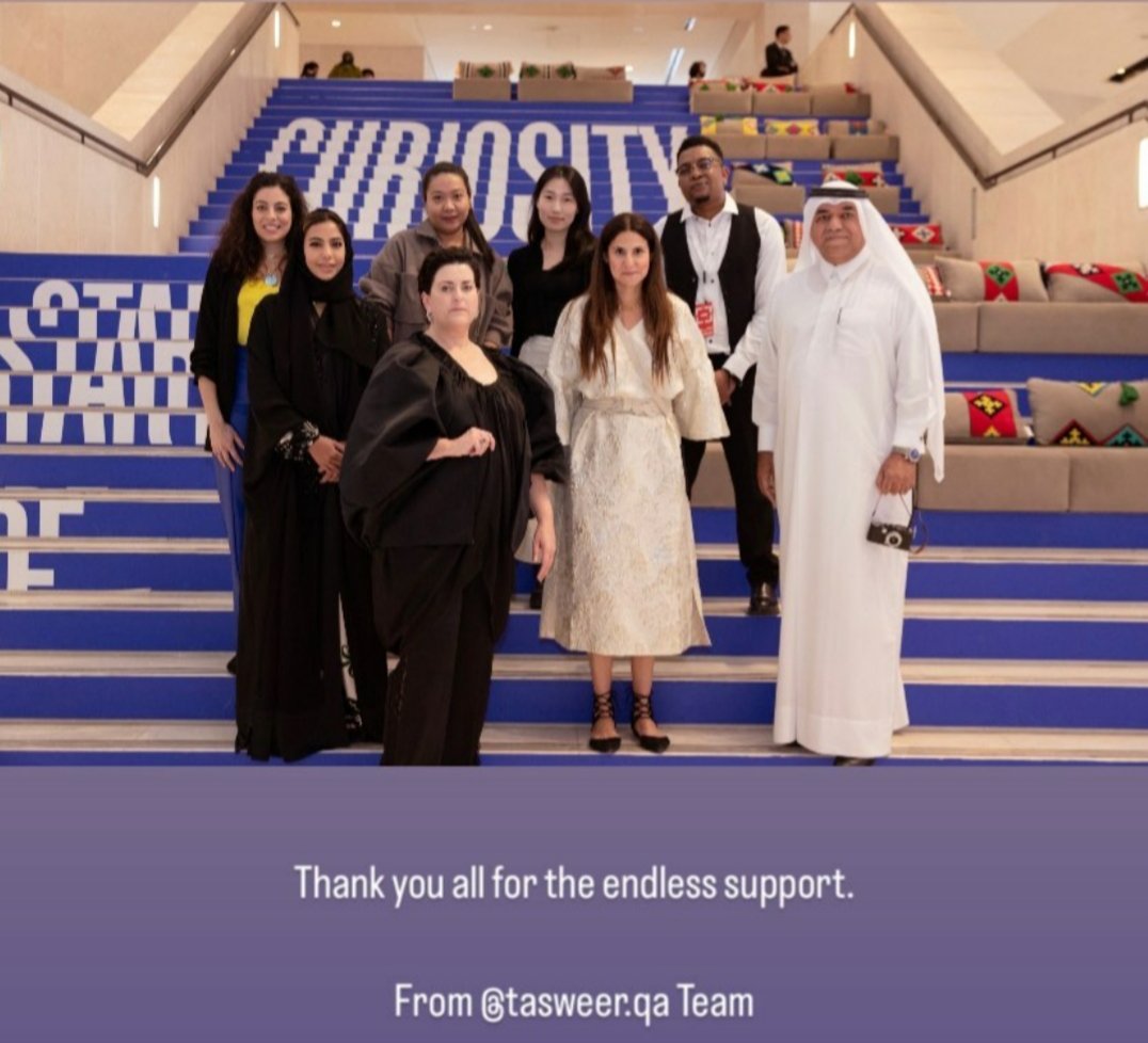 HayatAlshaif's tweet photo. Proud of having my exhibition in Qatar at Mathaf in its 2023 edition in the presence of HE Sheikha @almayassahamad and as she mentioned that she celebrated the visions of photographers and artistic talent from Western Asia to North Africa. 
@Tasweerphotofestival by Qatar Museum https://t.co/QpiJ8MwTzR