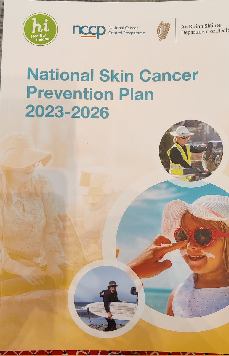 PracticeNurses's tweet image. Launch of @roinnslainte @hseNCCP National Skin Cancer Prevention Plan 2023 - 2026
#sunsmart #UVIndex