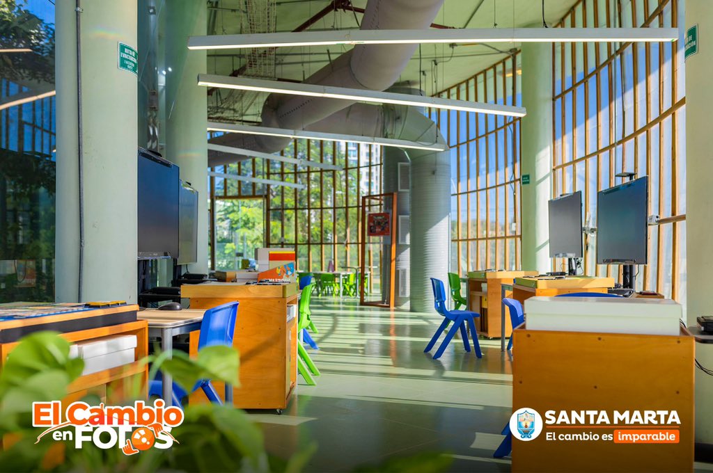 SantaMartaDTCH's tweet photo. #ElCambioEnFotos| 🖼️

📍Megabiblioteca 500 años 

La mega es un espacio para todos los samarios, te invitamos a adentrarte en la lectura y disfrutar cada espacio de esta maravillosa obra. 

¡Los juegos y libros esperan por ti! https://t.co/DaLygmYdWw