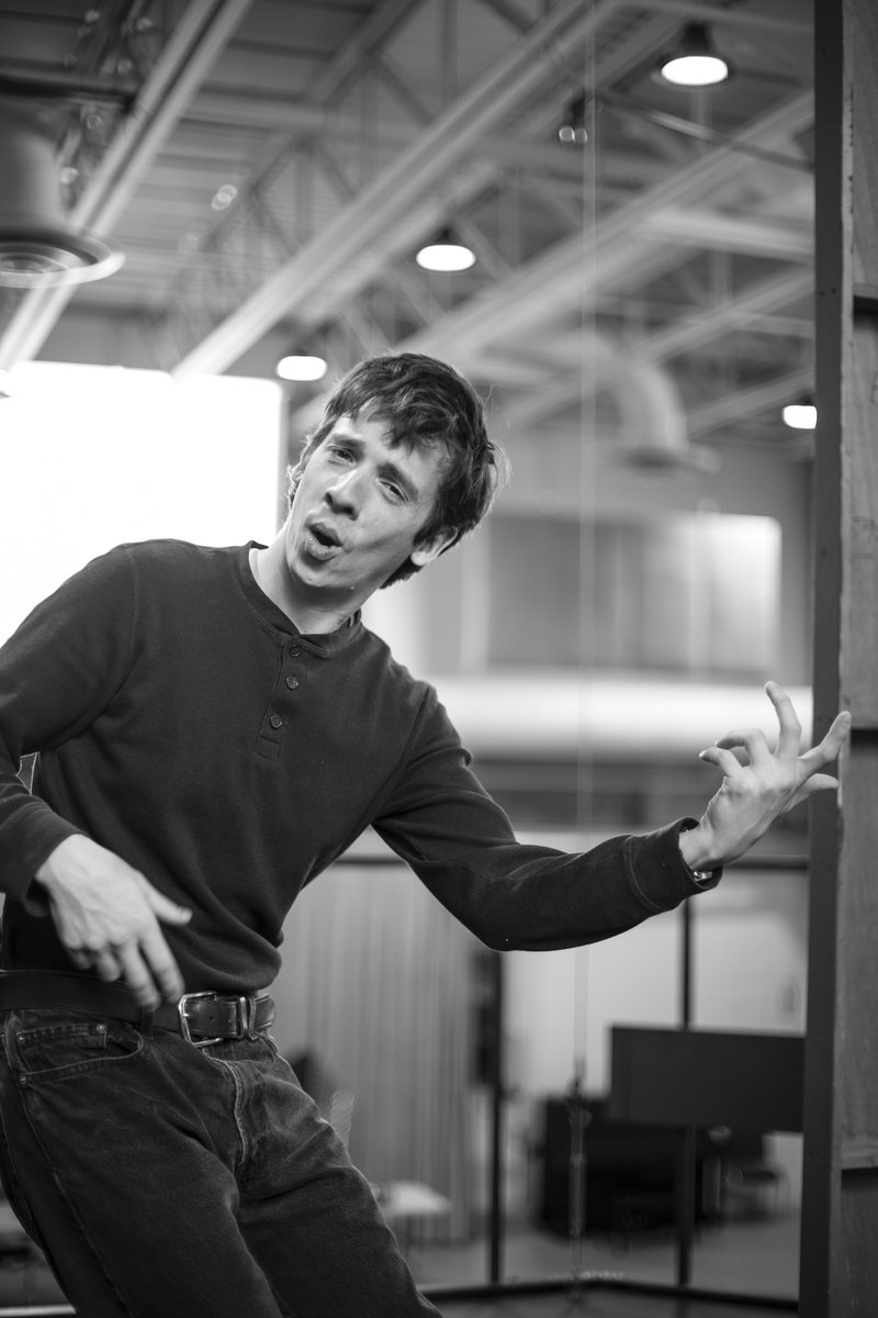stratfest's tweet photo. Meet #BirminghamConservatory member: Christo Graham.

“Someone told us that we are the future of theatre. (…) I can’t wait for it.”

Christo is one of nine artists participating in the paid two-year intensive at the #Stratfest.

📸: Lucia Remedios. https://t.co/jfRjZrCgIq