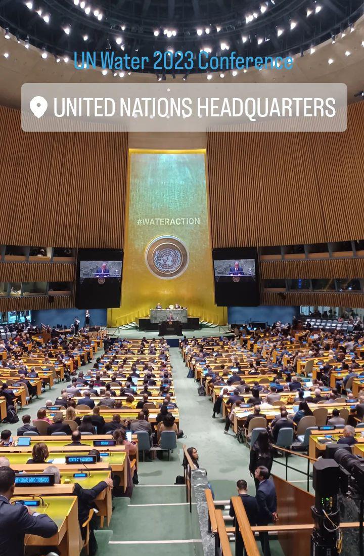 Opening ceremony of the #UNWaterConference2023 at @UNHQ with inspiring speech from King Willem-Alexander #NYWW @TheHagueAcademy @UN_Water @NLintheUSA @henkovink @nwpnederland @NLinMexico @WaterAllianceNL