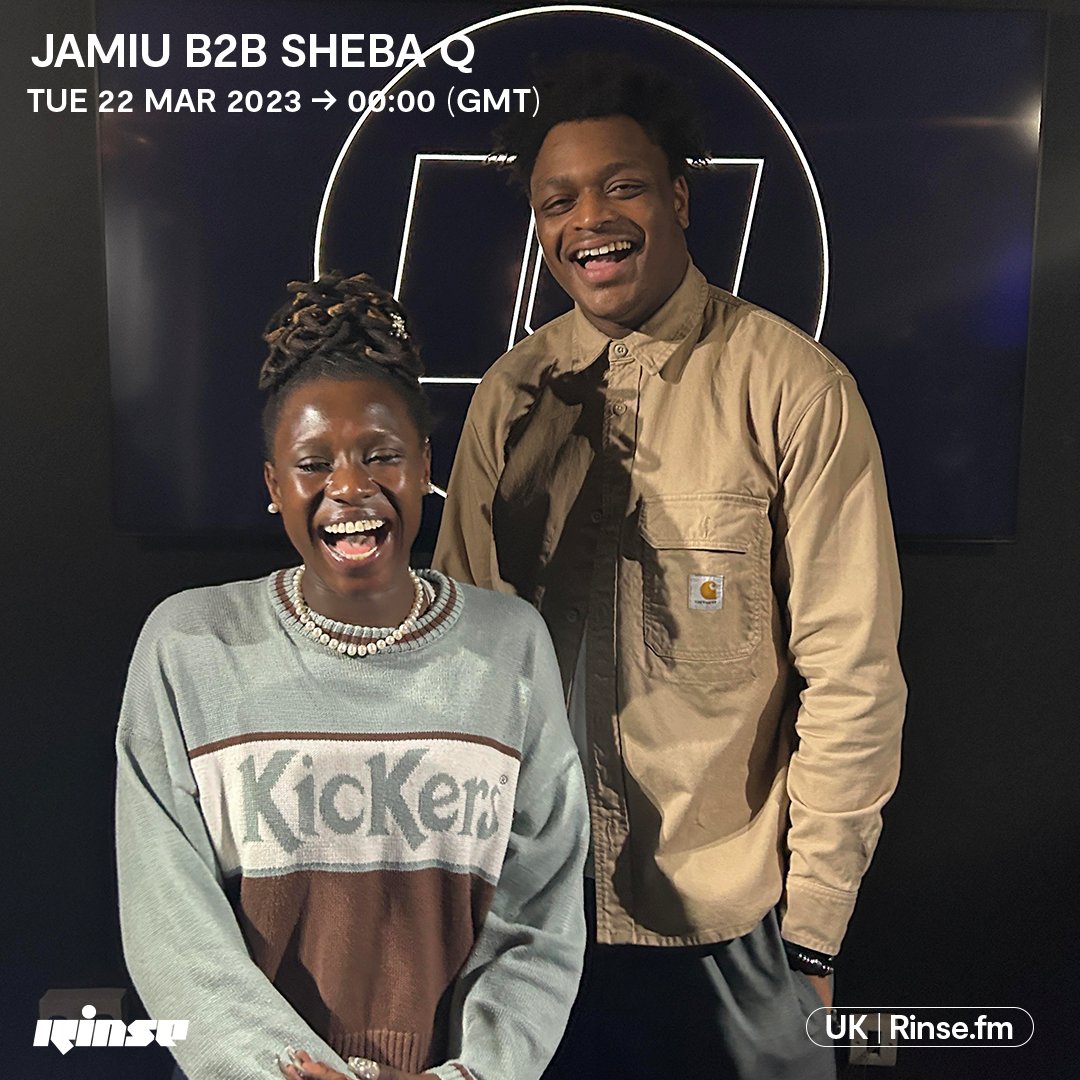 RinseFM's tweet photo. LIVE: it's @jamiu_music with #ShebaQ on https://t.co/6hLtrLYXyq + 106.8FM
#RinseFM https://t.co/8BuJLMDf75