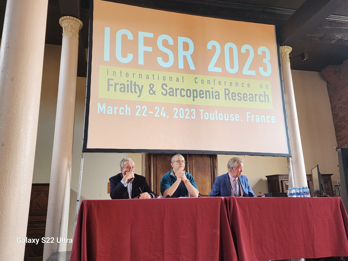 The International Conference on Frailty and Sarcopenia Research meeting has begun!