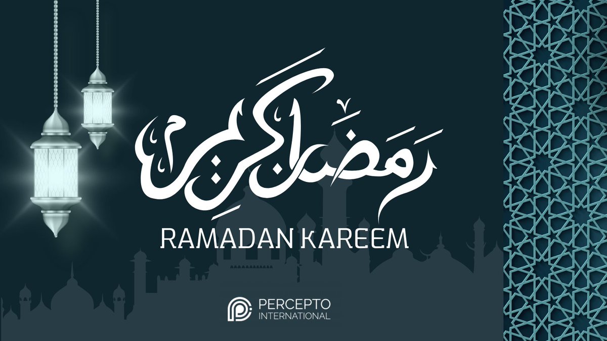 PerceptoIntl's tweet photo. Wishing our Muslim colleagues, clients, and partners a blessed Ramadan. 
May this month bring you and your loved ones peace, joy, and good health. Ramadan Mubarak! #Ramadan2023 https://t.co/AhtrnmwQn5